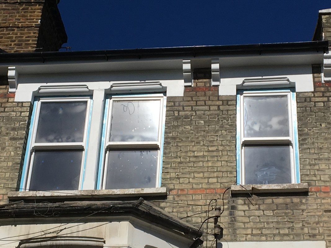 New uPVC sash windows fitted on Victorian terrace in Aylesbury